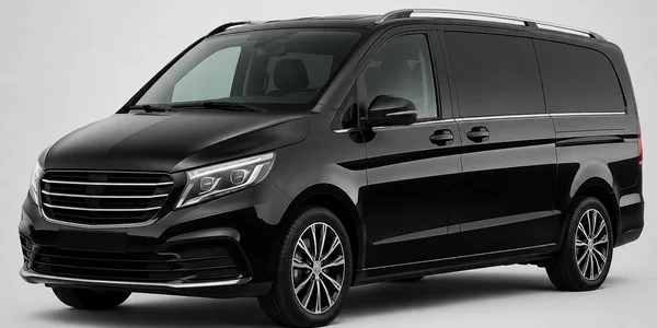 Large van airport transfer vehicle extra luggage Italy